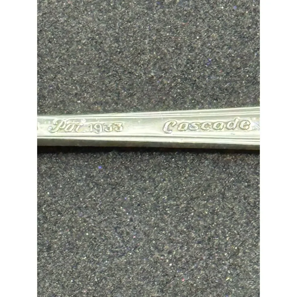 Towle CASCADE Sterling Demitasse Spoon 1933 No Mono 4 1/4”